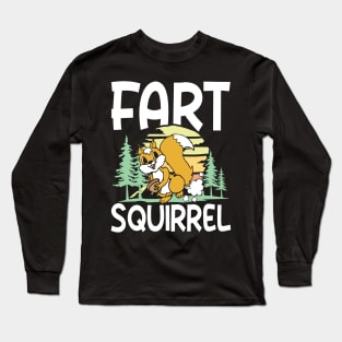 Fart Squirrel Long Sleeve T-Shirt